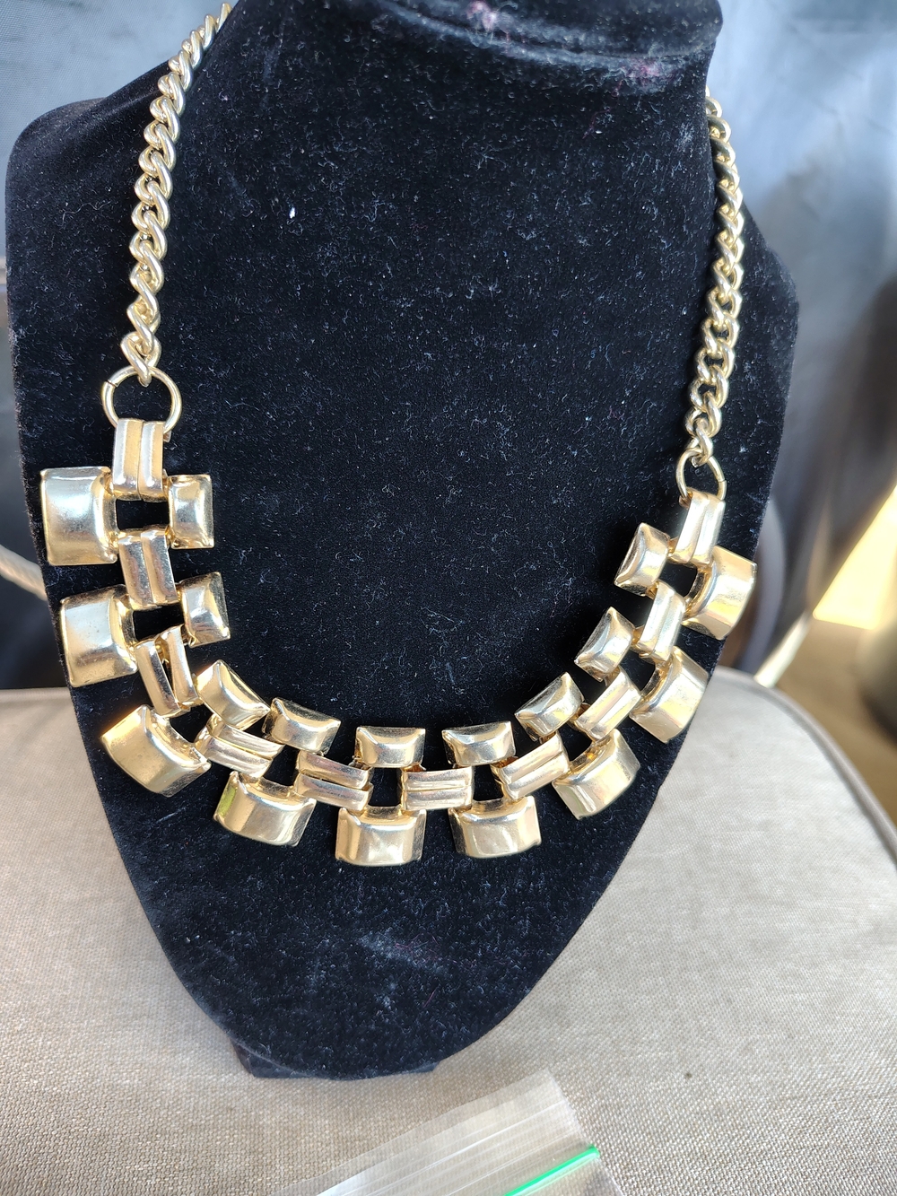 Guess Gold-Tone Double Row Link Necklace #5-23D